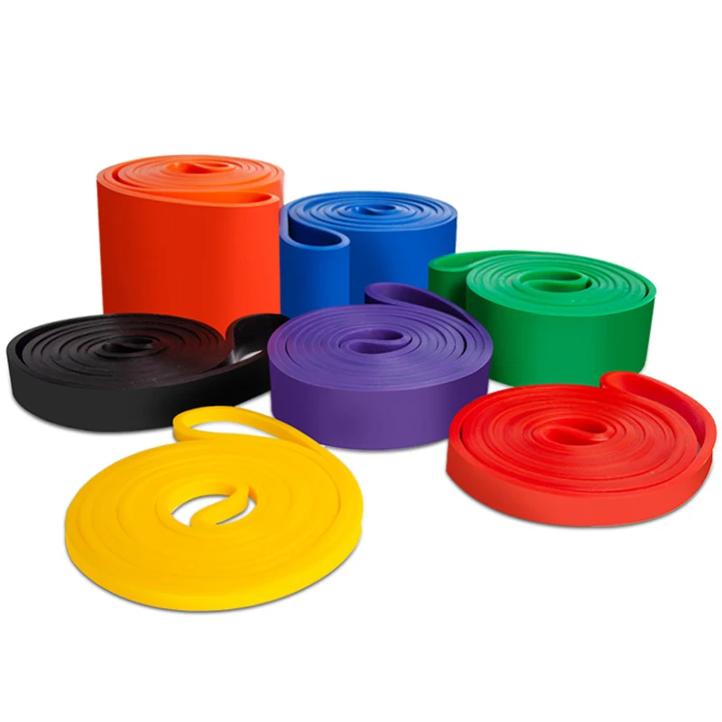 ElasticExerciseBandToughLatexResistanceStrengthPullUps