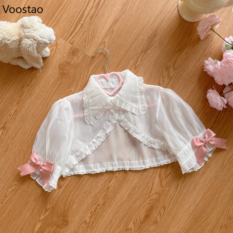 Japanese Vintage Sweet Lolita Dress Women Elegant Cute Bow Bandage Princess Party Mini Dresses Girls Kawaii Flower Wedding Dress