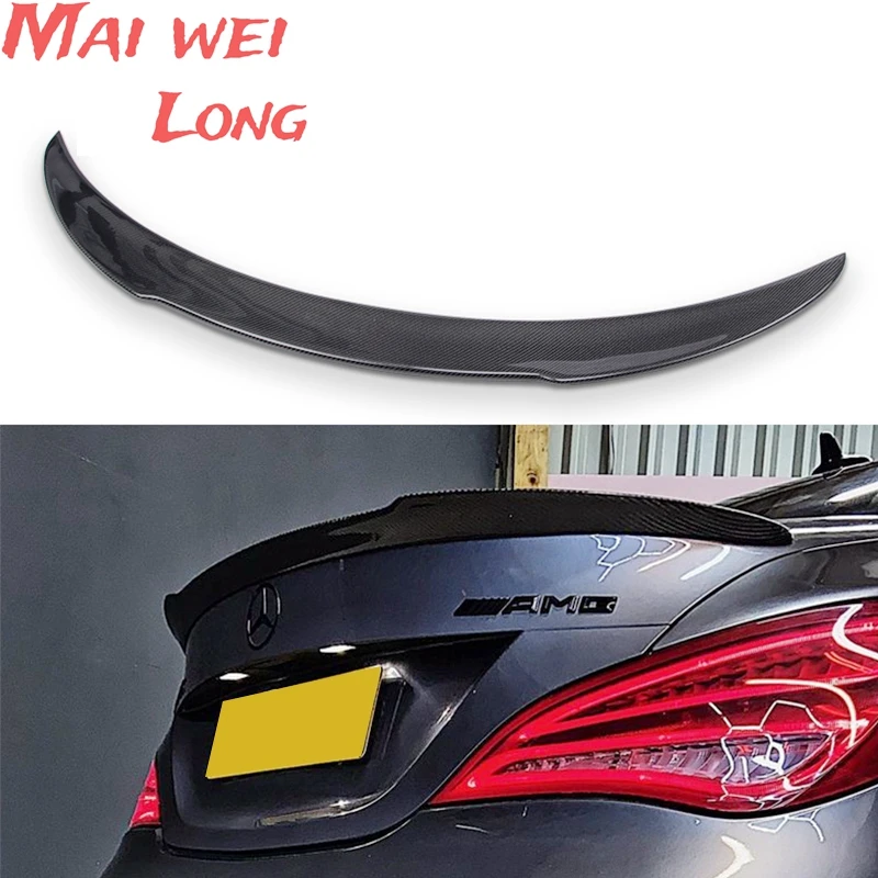 

For Mercedes CLA W117 Carbon Rear Spoiler FD Style CLA Class C117 CLA45 AMG CLA200 CLA250 Carbon Fiber Rear Spoiler Wing 2013-UP