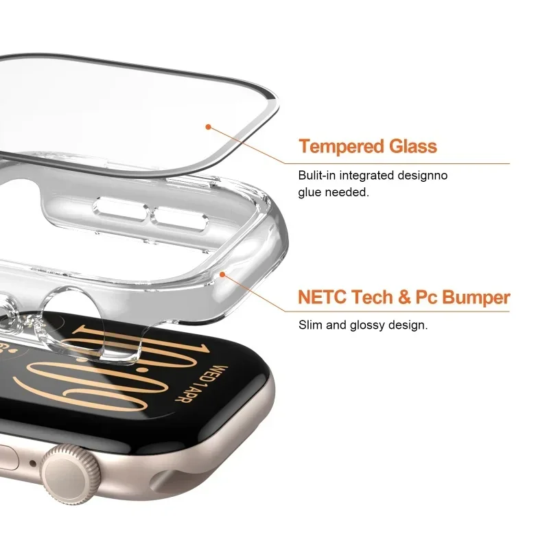 Premium Tempered Glass Screen Protector with Protective Case