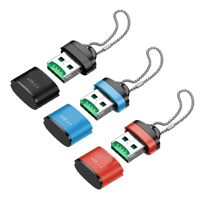 Устройство для чтения карт памяти USB 2,0 на SD, TF, USB C ,Card Reader USB 2.0 to SD TF Memory Card USB C Flash Drive Adapter 2TB Smart Cardreader for Macbook Laptop Accessories