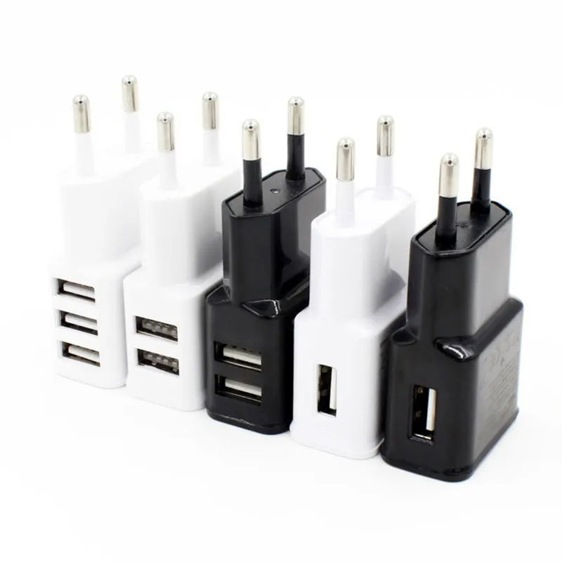 รูปสินค้า อะแดปเตอร์ชาร์จ USB 2 พอร์ต 5V 2A ชาร์จได้ทุกแบรนด์