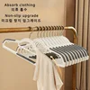 Non-slip Plastic Clothes Hangers Household Multifunctional Hanging Wet and Dry Clothes Hangers Storage Drying Coat Rack 42cm 2