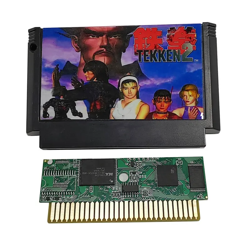 Videogioco Tekken 2 Per Cartuccia Di Gioco Fc A 60 Pin A 8 Bit