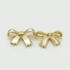 10pcs 20mm 23mm 28mm Gold Silver Metal Hollow Bow Buttons Special Button Wholesale 3