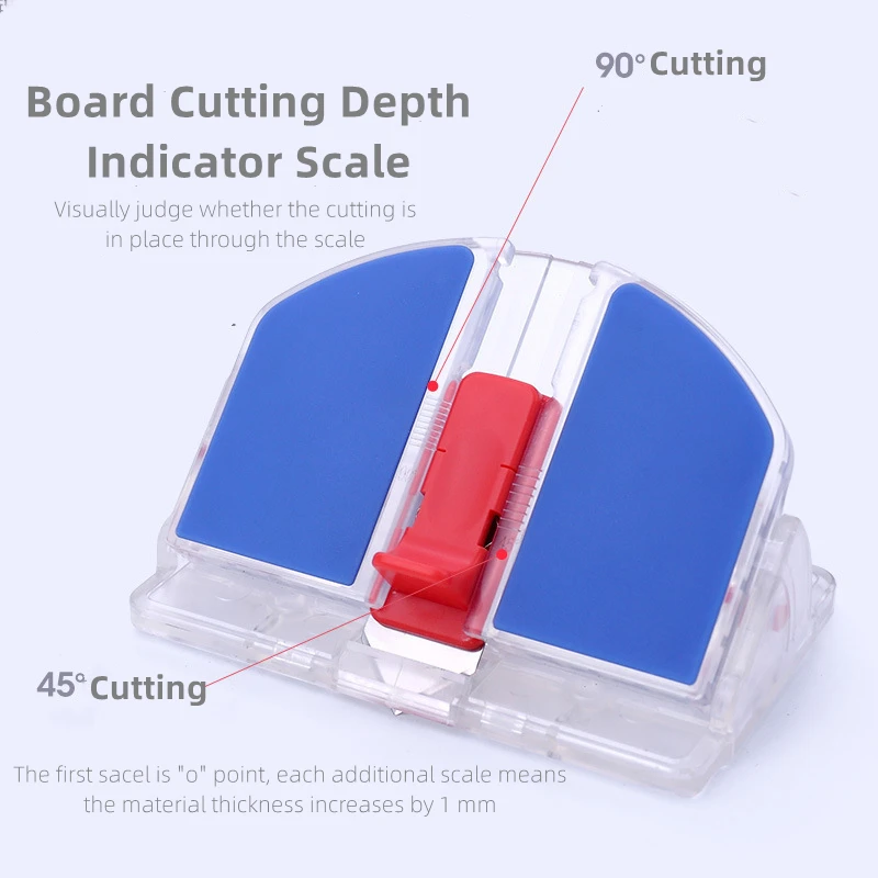 45&90 Degree Angle Easy Mat Cutter with 6 Spare Blades Card Foam