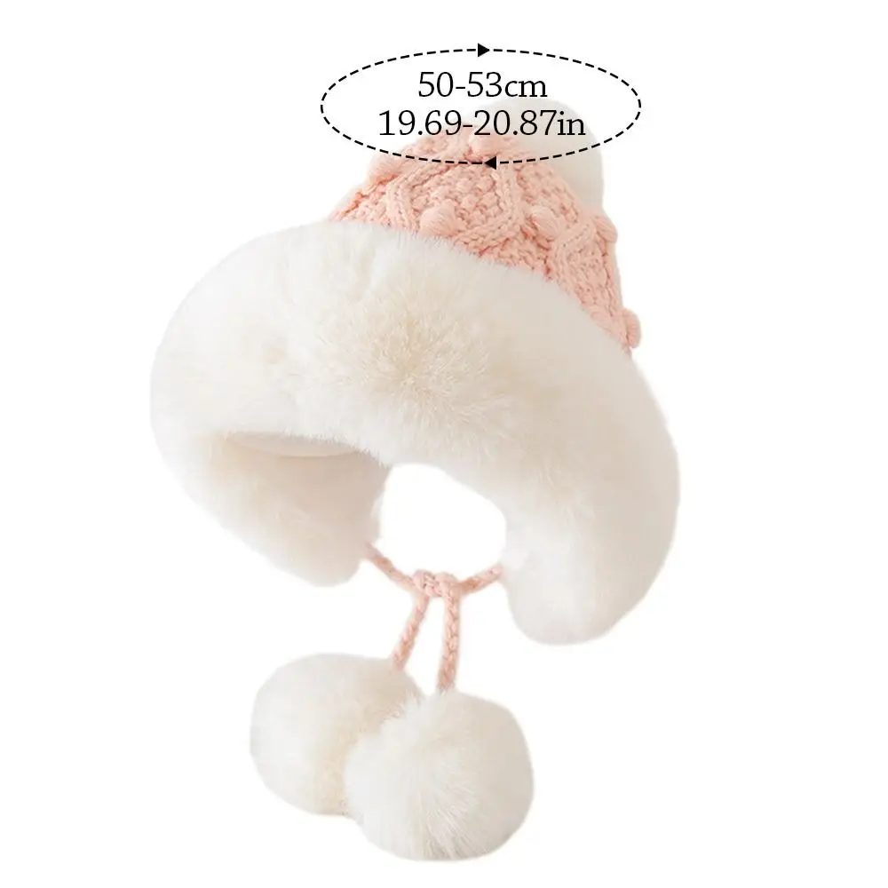 Knitted Kids Winter Beanie Hat Windproof Ear Protection