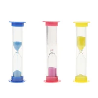 1/2/3 Minutes Plastic Hourglasses Teeth Brushing Sandglass Timer Perfect Gift Desktop Sand Watch for Children Adults 2