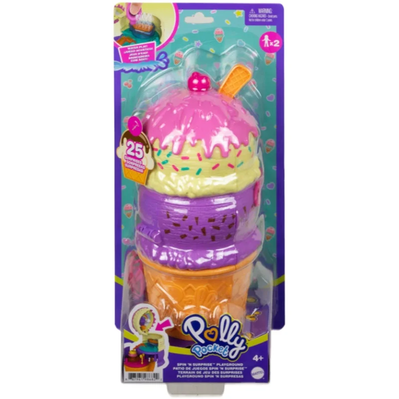 Polly Pocket - Conjunto de jogos e acessórios compactos Spin 'n Surpri