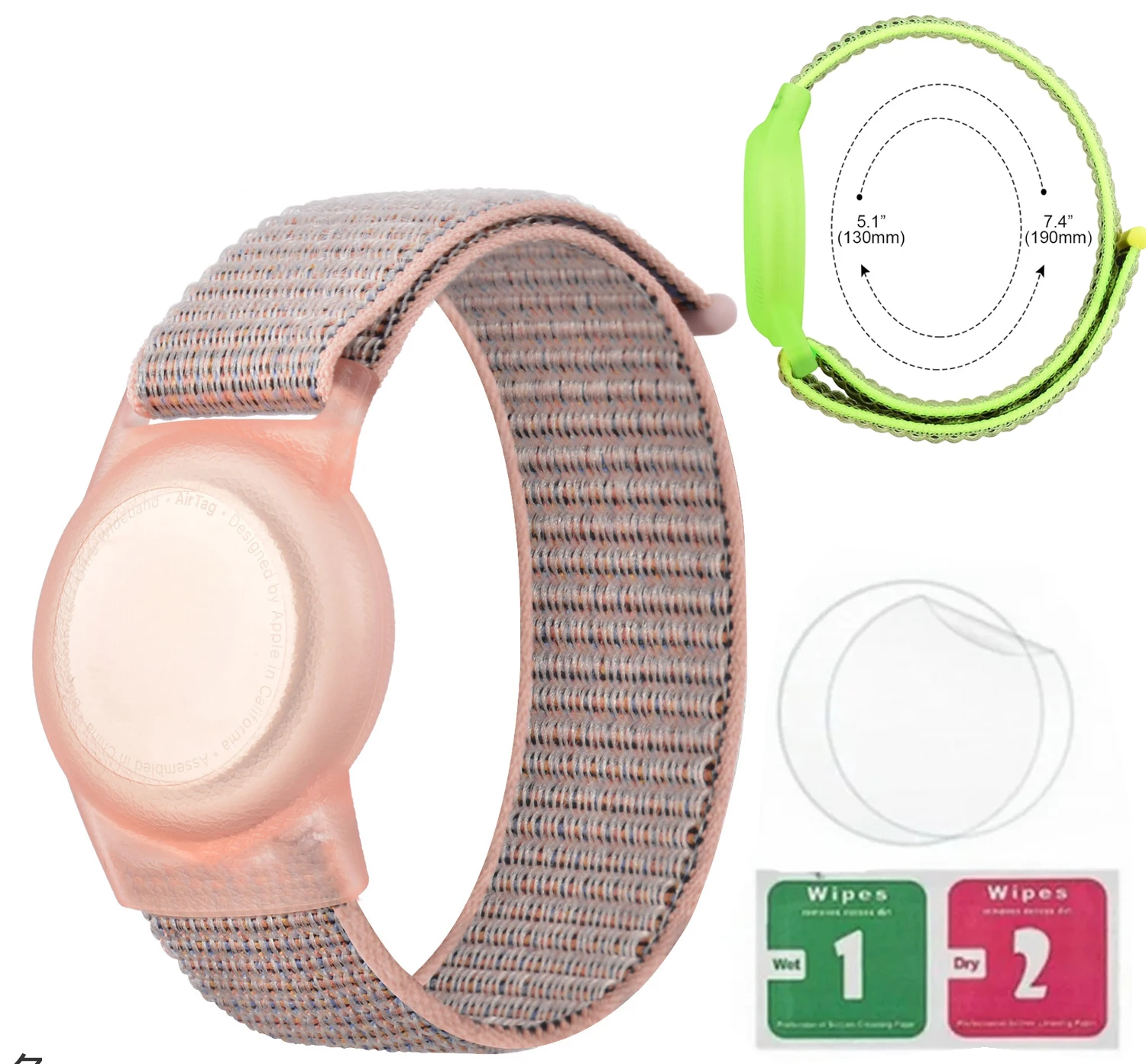 Eye-Catching Adjustable Airtag Necklace with Waterproof Silicone Holder