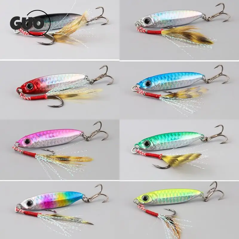 Metal Jig Fishing Lure 7G 10G 15G 20G 25G 30G Trolling Hard Bait Bass Fishing Bait Tackle Trout Jigging Lure Jigs Saltwater Lure