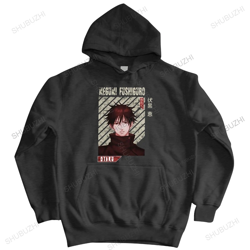 

Jujutsu Kaisen Megumi Fushiguro hoodies Homme Pre-shrunk Cotton hoodie Tops Anime Manga hooded jacket Novelty hoody Gift