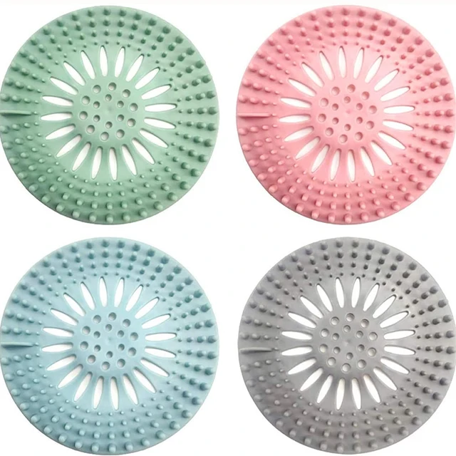 1 pz filtro di scarico in silicone doccia raccoglitore di capelli filtro fognario filtro di scarico a pavimento per cucina accessori per il bagno 1