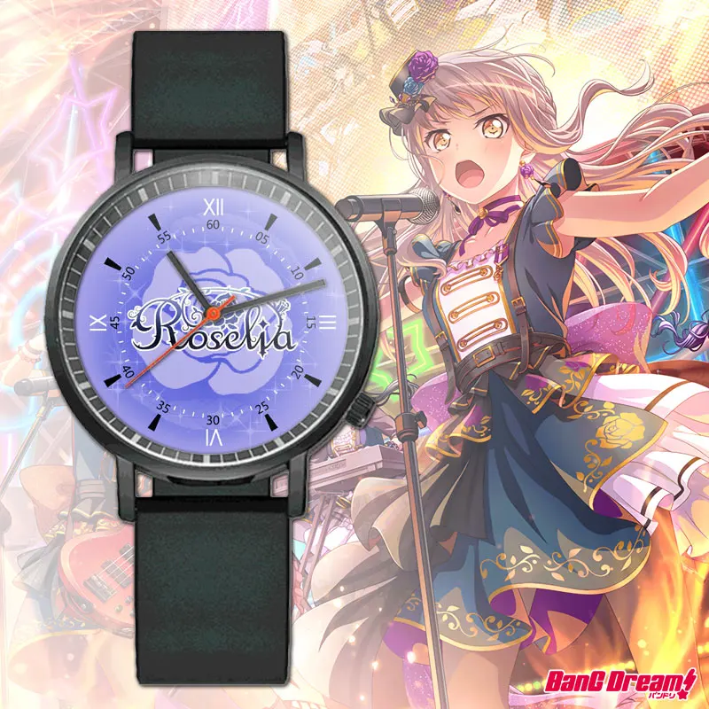 

Anime BanG Dream! Toyama Kasumi Hanazono Tae Saya Yamabuki Mechanical Watches Cosplay Student Touch Screen Waterproof Watch