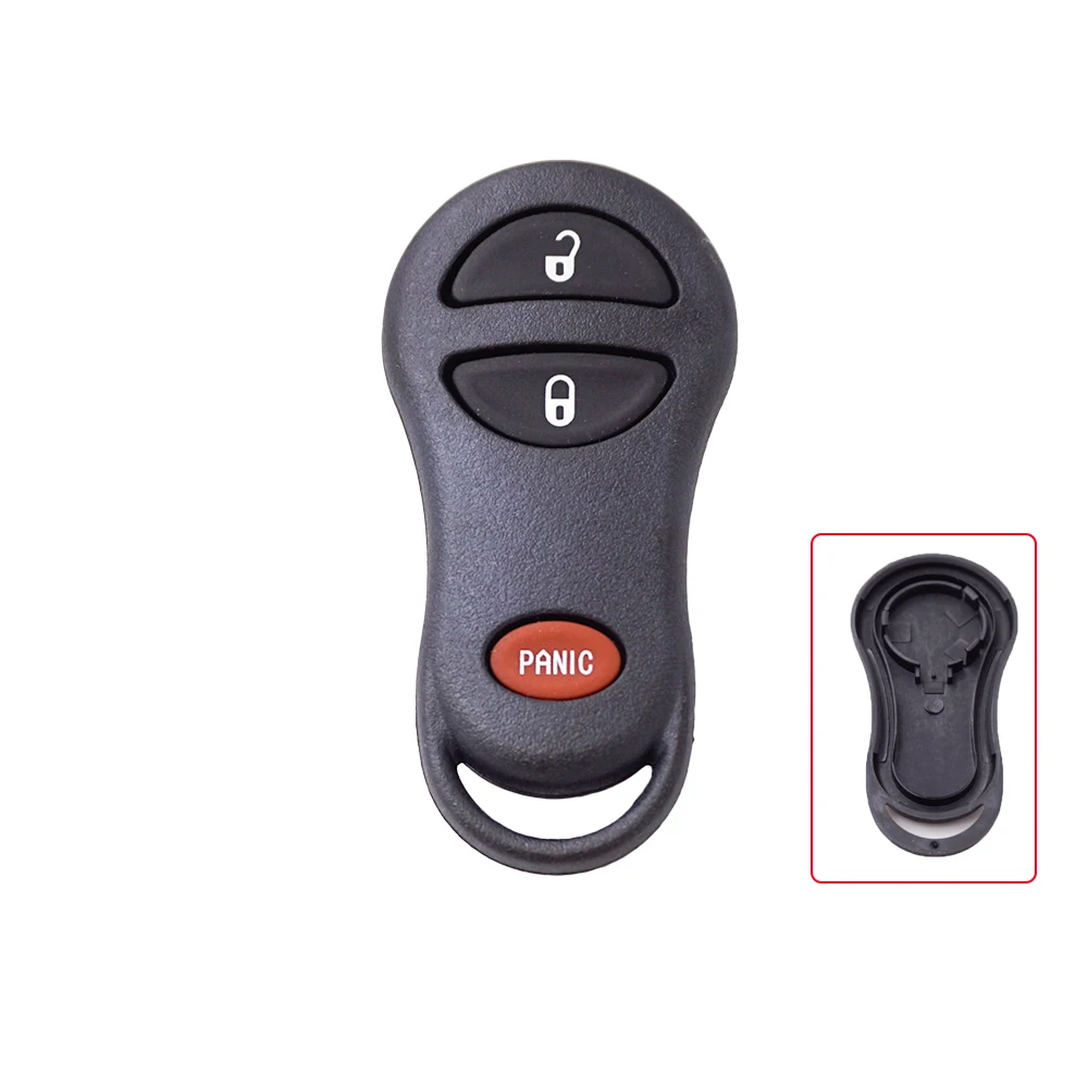 Remote Car Key Shell Case for Chrysler PT Cruiser Town & Country Dodge Ram 1500 Caravan Jeep Keyless