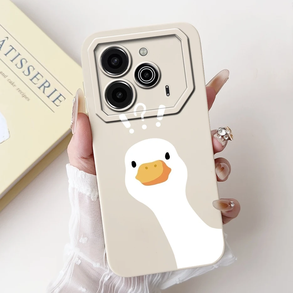 Cute Fashion Painted Soft TPU Phone Case - 6.78'' Cover with Bumper Protection