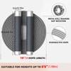 Adjustable Weighted Jump Rope for Adults, 3M Long Speed Rope with Detachable Weights & Aluminum Handle for Boxing Fitness 2