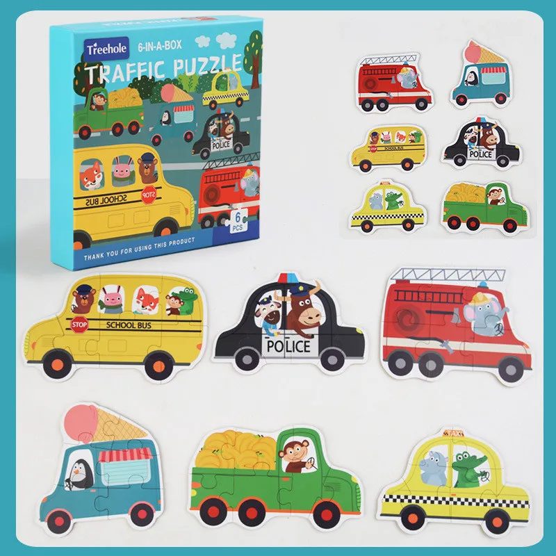 All Jigsaw Puzzles- Vassoi per Puzzle-Confezione da 6 e Custodia per Il Trasporto, AJP79667