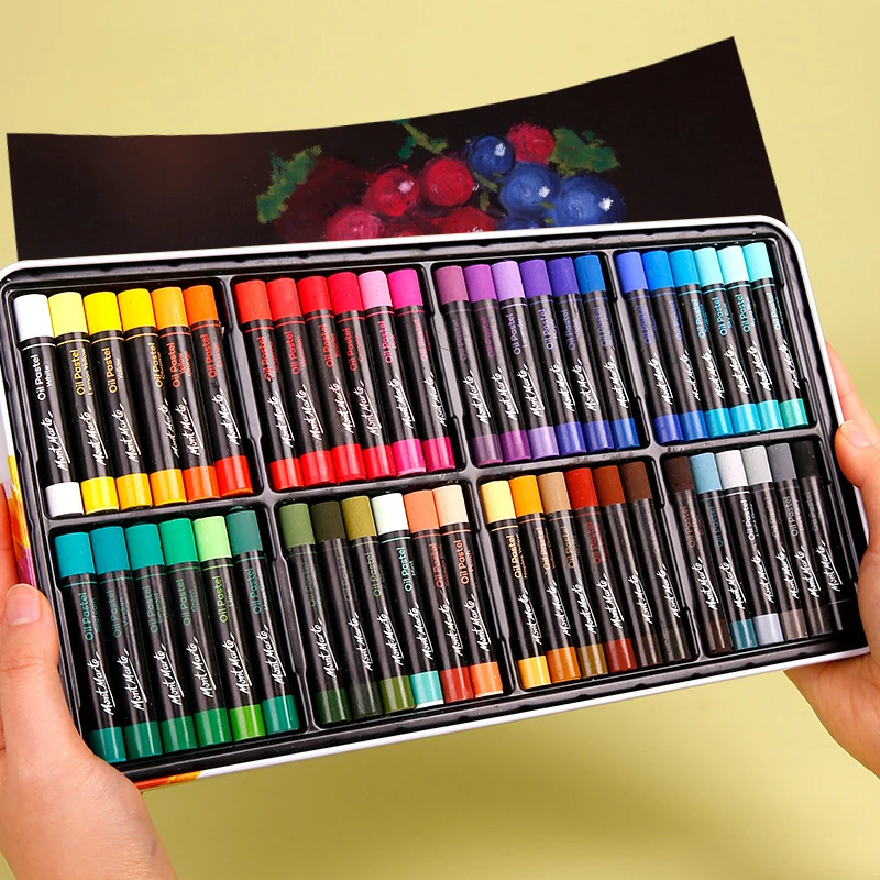 12/24/36/48 Color Water Soluble Oil Painting Stick Set for Children's Painting Graffiti Non Dirty Hand Crayons School Supplies triangular crayons set