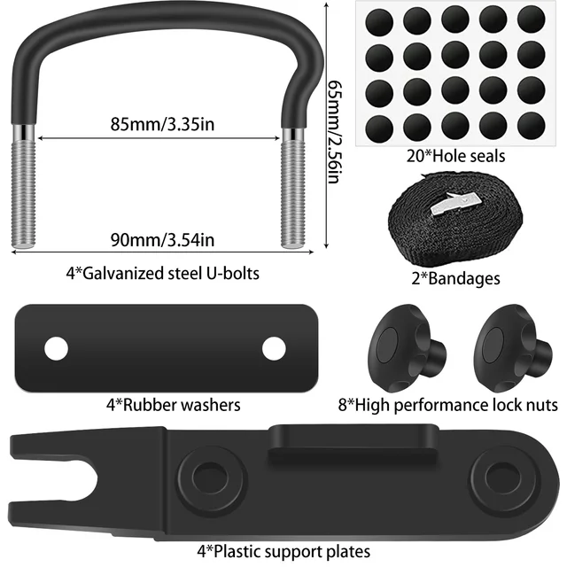 Dachbox-Montages atz Kit Hochleistungs-Dachbox U-Bolzen klemmen