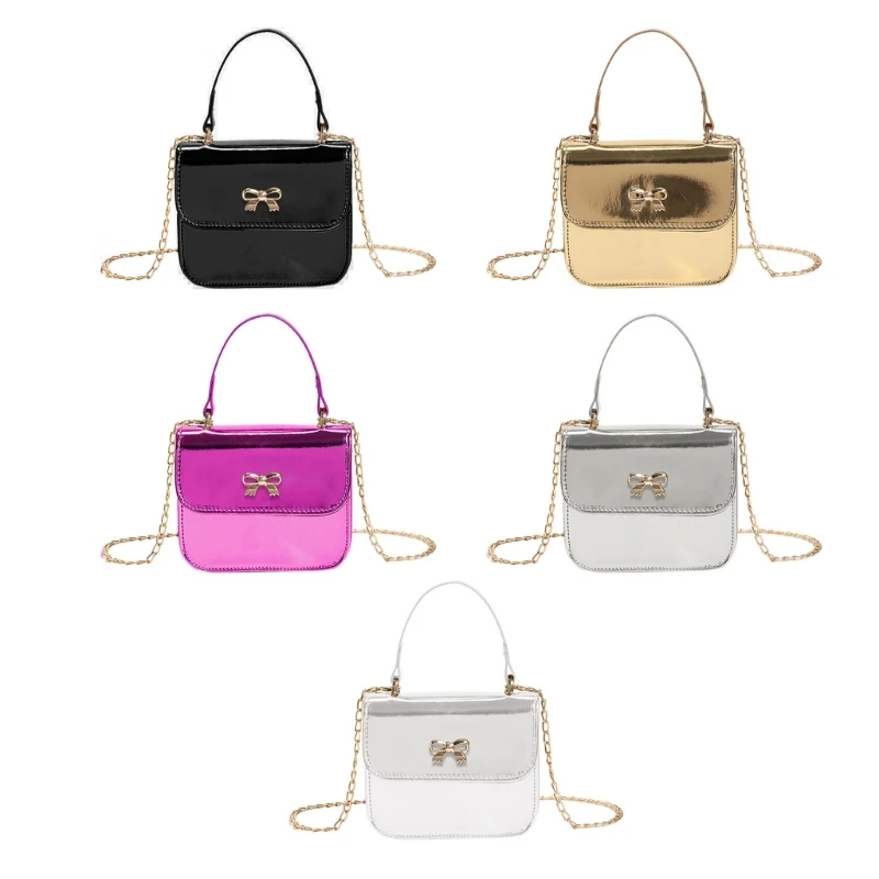 

Multifunctional Shoulder Bag Chain Handbag PU Crossbody Bags Fashionable Evening Party Clutch for Women Girls