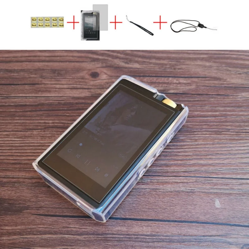 

Soft Cover Crystal TPU Clear Case for Lotoo Paw Gold Touch / LOTOO Paw Gold Touch Titanium With Screen Protector Tempered Glass