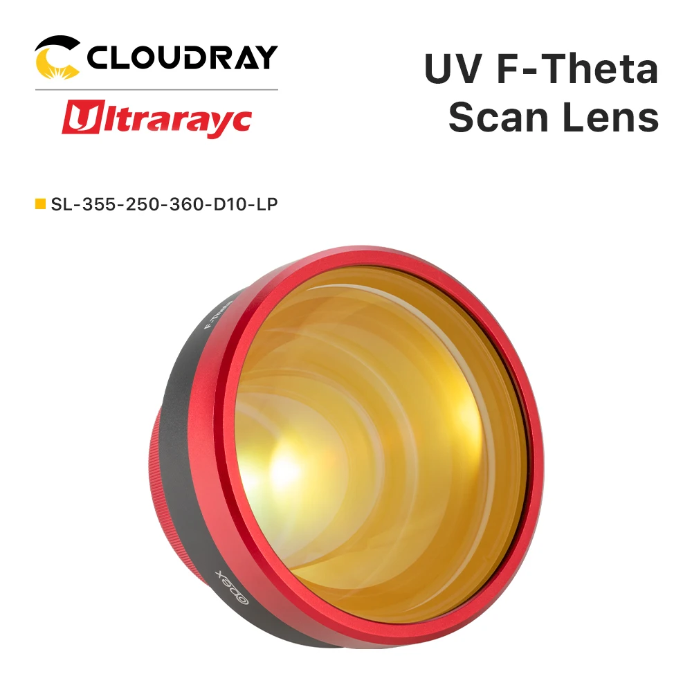 YAG 파이버 레이저 갈보 시스템용 Ultraray UV F-theta 렌즈, 레이저 F100-F420, M85 스캔 필드, 70x70-300x300mm, 10CA, 355nm 초점 렌즈