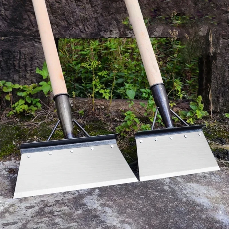3 Sizes Manganese steel Shovel Heavy Duty Metal Flat Cleaning Shovel Planting Weeding Multifunctional Outdoor Garden garden weeding tool