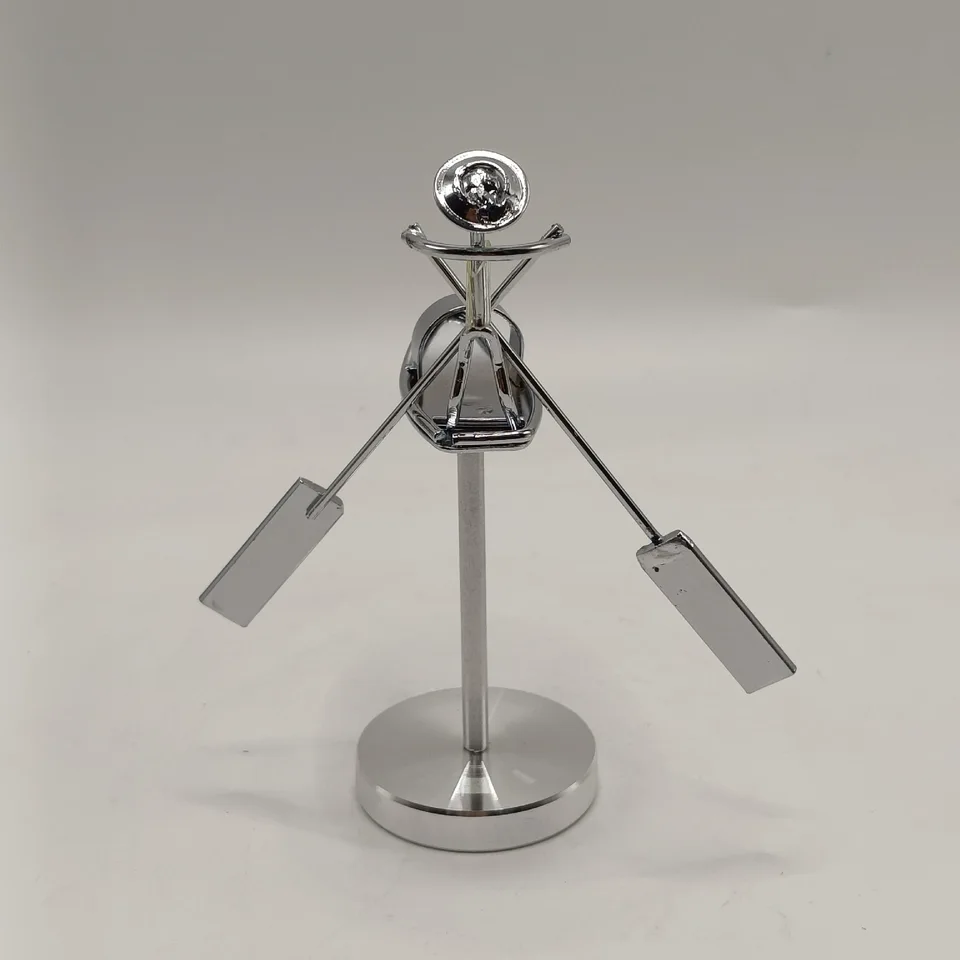 Kinetic Fishing Ornaments - Fisherman Balancing Sculpture Desk Toy - View #7