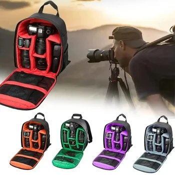 Zaino per fotocamera da esterno, borsa a tracolla digitale per video, custodia impermeabile per fotocamera DSLR per Canon, Nikon, Sony, Olympus.