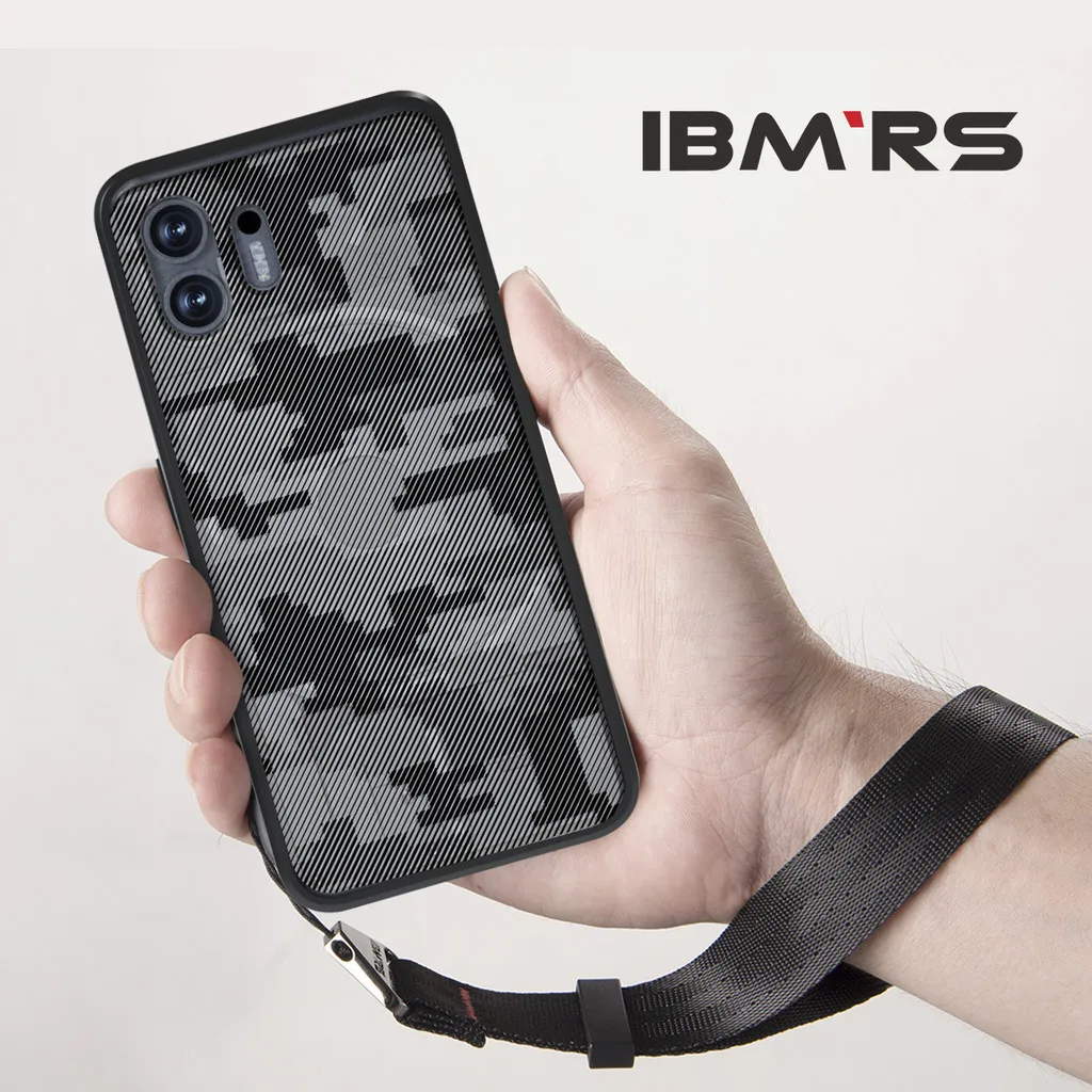 

(Comes with wrist strap)for nothing phone 2 case , Camo Clear Hard Back Shockproof Advanced Protective Cover