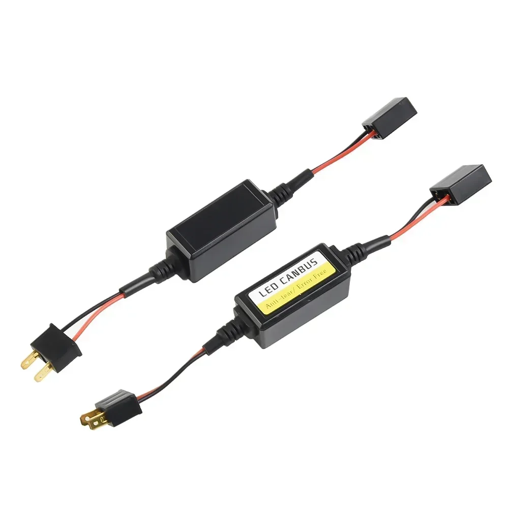 Led lights led headlights led car lights led car headlights 2pcs H7 headlight LED Canbus decoder canceller error resistor anti flicker warning canceller decoder car lights