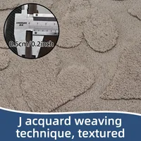 3 tapis d'intérieur en peluche douce, tapis de sol en peluche pour chambre à coucher, tapis en peluche pour la décoration de la maison 4
