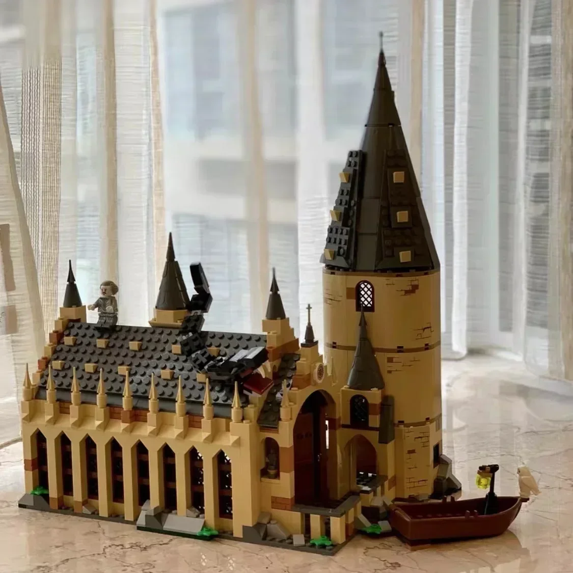 In Stock Great Hall Castle Building Compatible 75954 DIY Model Blocks Bricks Movie Children's Toy Birthday Christmas Gifts 2