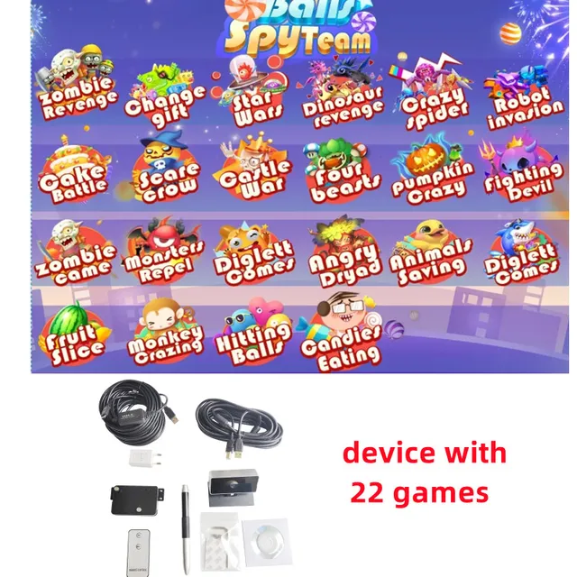 Multiple Touch All In One Interactive Projection Games System,Floor ...