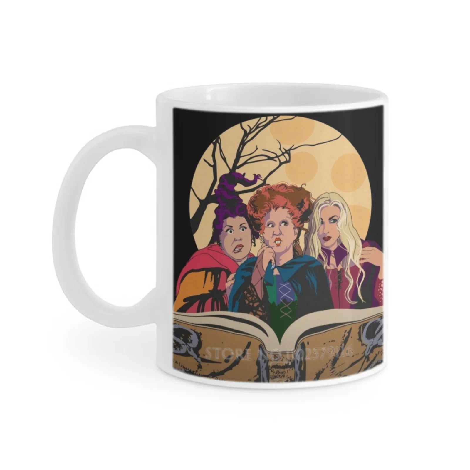Sanderson Sisters White Mug Printed Funny Tea Cup Gift Personalised ...