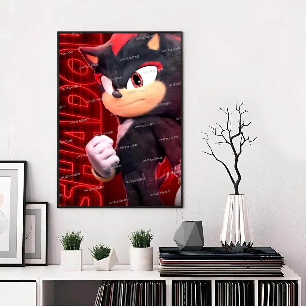 thumbnail image 1 of Póster de S-Sonic H-Hedgehogs en papel impreso para el hogar, sala de estar, dormitorio, entrada, bar, restaurante, cafetería, arte, pintura, decoración, 1 of 5