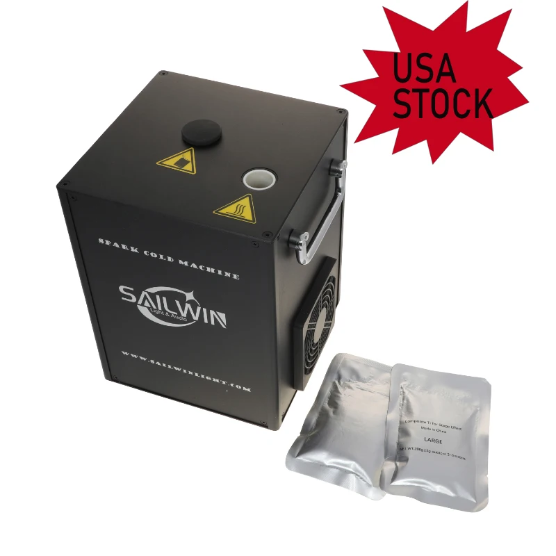 Sailwin Usa Stock 650W Stage Light Spark Machine Dmx512 Sparkular Fountain Effetti Pirotecnici Freddi Per Eventi Di Nozze Sparkler