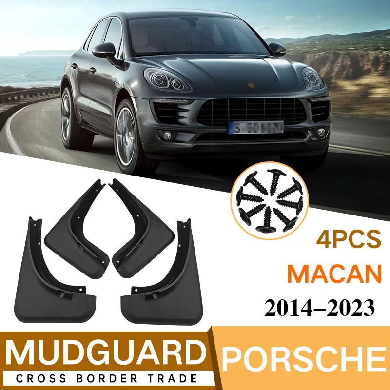 MudFlapsForPorscheMacan20142023SplashGuardsFenderMudFlapsFrontRearMudguardsCar