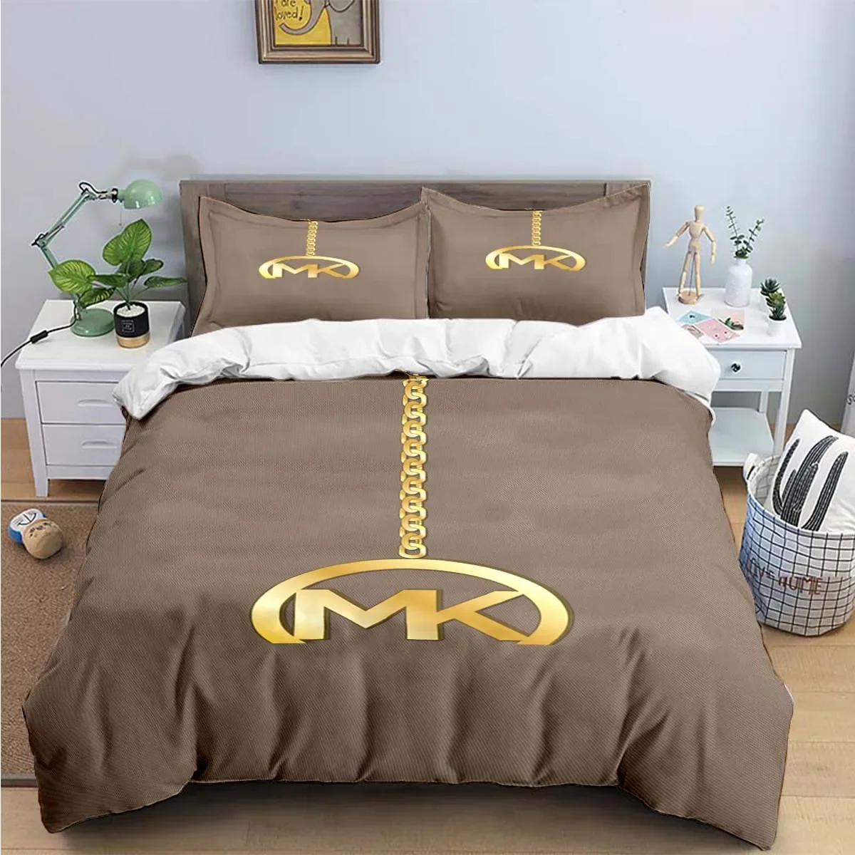 

Exquisite M-MK printed Bedding Sets exquisite set duvet cover bed comforter set bedding set luxury birthday gift