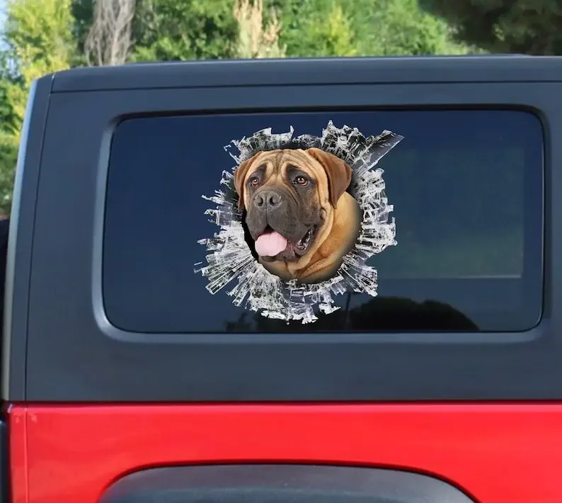 Bullmasttiff Window Decal, Bullmasttiff Sticker, Bullmasttiff Car Decal