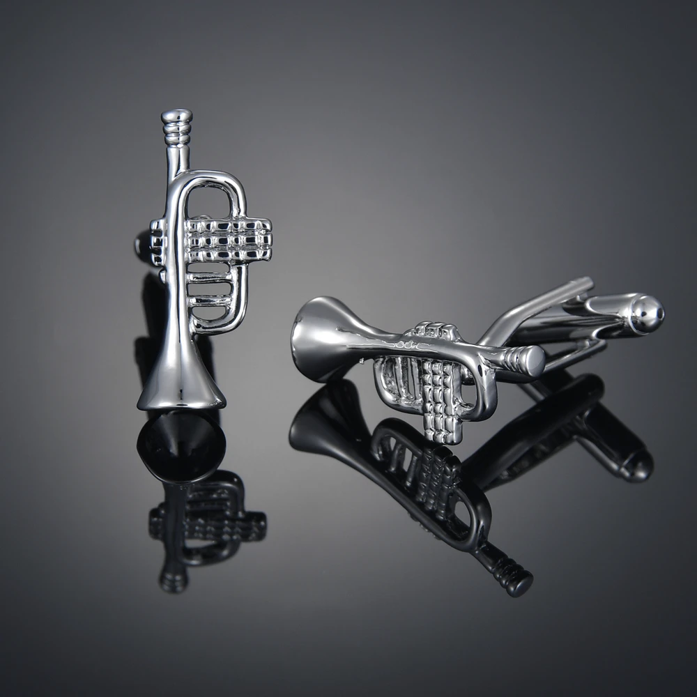 Copper Plated Musical Note Cufflinks