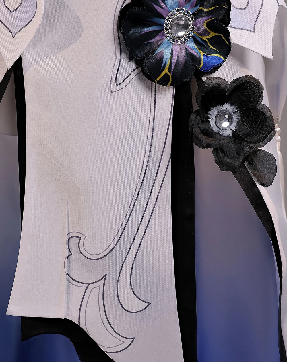 Floral Women's Dress for Masquerade and Carnival Events