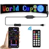 LED Matrix Pixel Panel, Scrolling Bright Advertising LED Signs, Flexible USB 5V LED Car Sign Bluetooth App Control 3