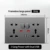 Dual USB-Grey