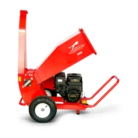 Multifunctional Portable Chipper 100mm Garden Branch Chipper Wood Crusher Cutting Gas Shredder Agricultural Shredder Customized 1