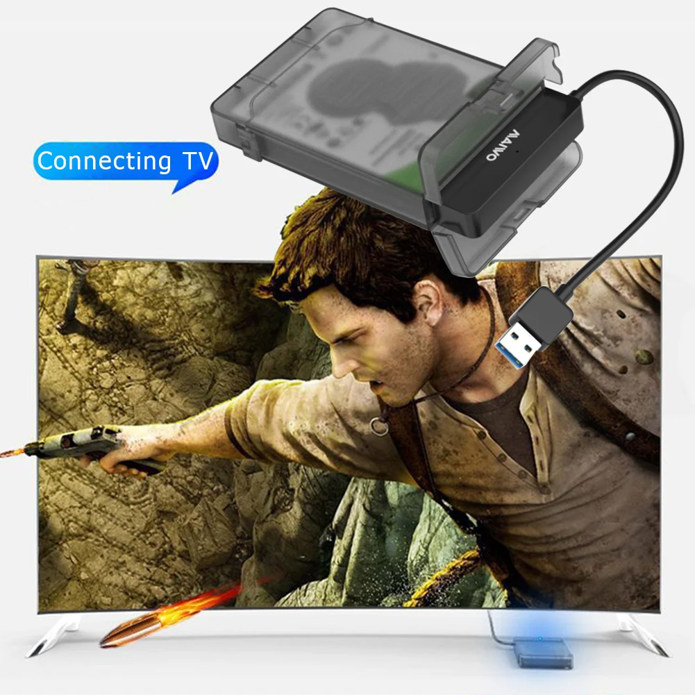 MAIWO K104 2.5 ġ USB 3.0 SATA HDD ڽ , 3TB ϵ ũ ̺ Ŭ, ޴  ϵ ũ Ŀġ ̽