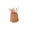 Handmade Rattan Storage Box Cosmetic Pen Holder Tea Ceremony Accessories Tableware Storage Decoration Household Storage Basket 5