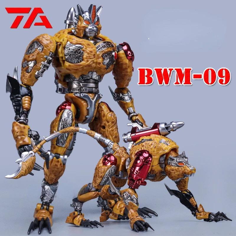 Trasformazione Ta Bwm-09 Beast War Yellow Panther Warrior Terza Generazione Yellow Panther Warrior Metamorfico Action Figure Toys