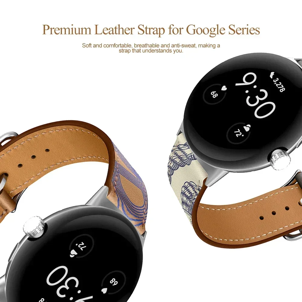 Premium Leather Strap for Smartwatch – Elegant Wristband Accessory
